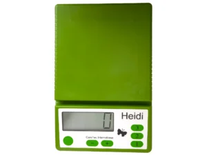 Heidi kuhinjska vaga prikazana s gornje strane.