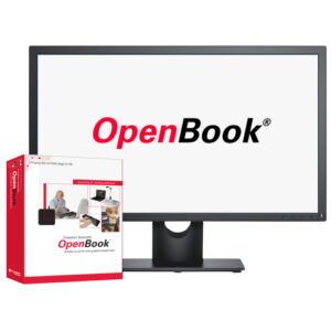 Open book logotip skeniranje i čitanje