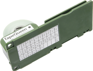 TapeQueen donja strana s prikazom Brajeve abecede.