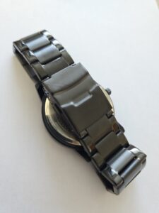 Slika PINTIME SL28 sportski kvarcni sat s magnetskom suspenzijom, stražnja strana, metalna narukvica