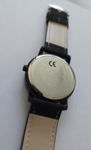 Slika PINTIME SL28 sportski kvarcni sat s magnetskom suspenzijom, kožni remen, stražnja strana